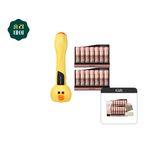 [홀리데이] 이펙트 라인프렌즈 에디션 샐리 + 이너뷰티 모닝샷 2박스 (집중초음파 무한샷 7단계 깊이 + 마시는 콜라겐 앰플)