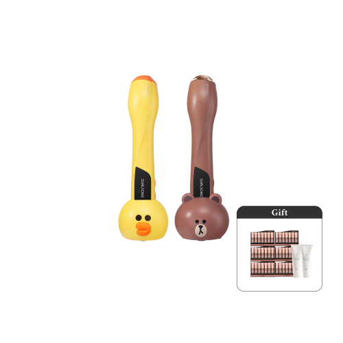 [릴레이특가] 이펙트 라인프렌즈 에디션 (샐리, 브라운 택1) (집중초음파 무한샷 7단계 깊이)