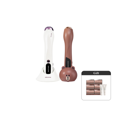 [릴레이특가] 알토 + 이펙트 라인프렌즈 에디션 브라운 (집중초음파 무한샷 7단계 깊이 + 3중 고주파 케어)